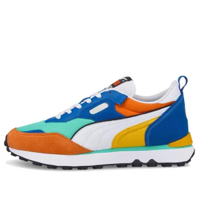 Puma Future Rider 'future Vintage - Biscay Green Orange' In Animal Print