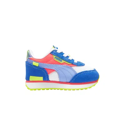 Pre-owned Puma Future Rider Infant 'lollipop' | White | Infant Size 10
