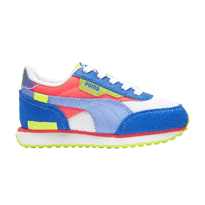 Pre-owned Puma Future Rider Little Kid 'lollipop' In White