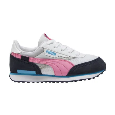 Pre-owned Puma Future Rider Little Kid 'splash - White Navy Pink' | Kid's Size 1.5