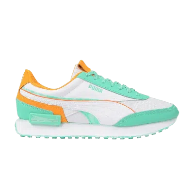 Pre-owned Puma Future Rider 'minty Fresh' In White