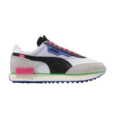 Pre-owned Puma Future Rider 'play On - White Grey Violet'