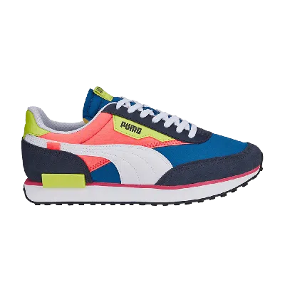 Pre-owned Puma Future Rider Play On 'lake Blue Pink'