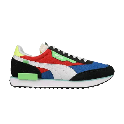 Pre-owned Puma Future Rider Play On 'lapis Blue'