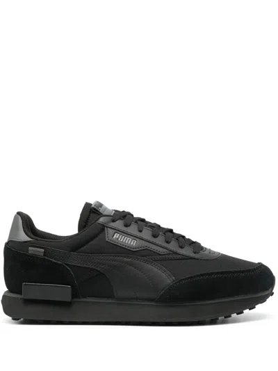 Puma Future Rider Play On Trainers In Black