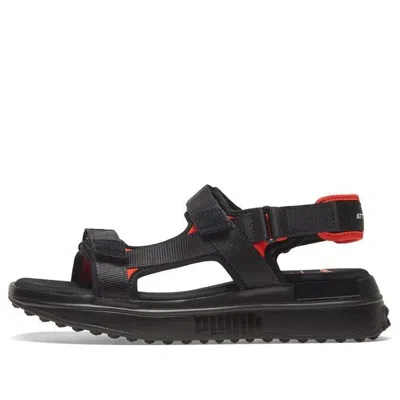Puma Future Rider Sandal Attempt 'cherry Tomato' In Black