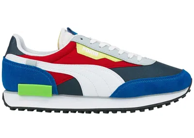 Pre-owned Puma Future Rider Sneakers In Spellbound/white/ultra Blue