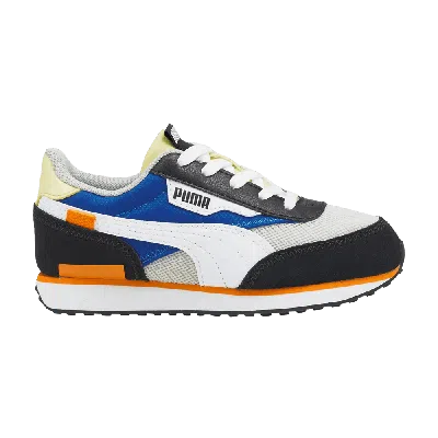 Pre-owned Puma Future Rider Splash Little Kid 'grey Violet Victoria Blue'