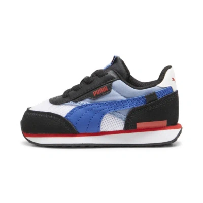 Puma Babies' Future Rider Splash Toddlers' Shoes In White-zen Blue