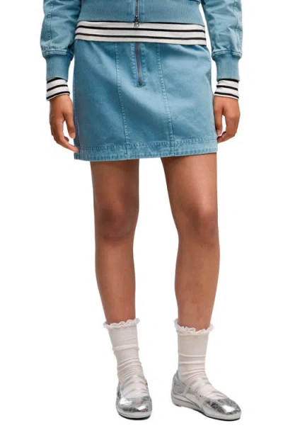 Puma Future Twill Miniskirt In Blue