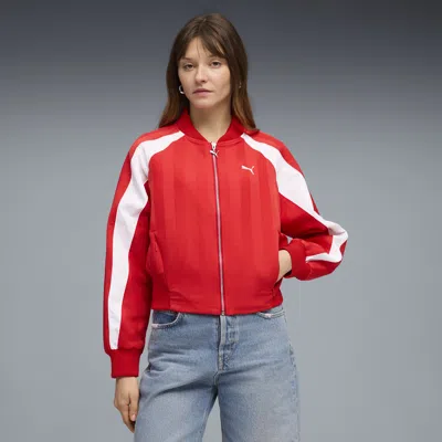 Puma Future..archive Women's Oversized Jacket In Red