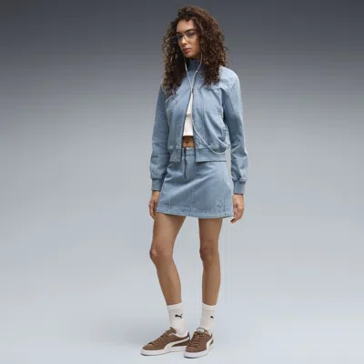 Puma Future..archive Women's Washed Twill Skirt In Blue