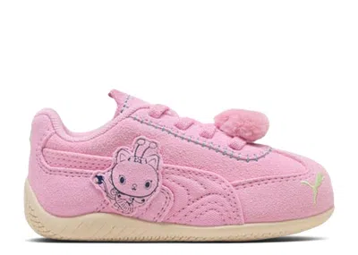 Puma Babies'  Gabby's Dollhouse X  Speedcat Toddler 'pink Shimmer Alpine Snow' In Multi