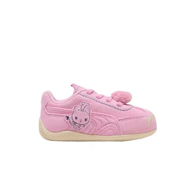 Pre-owned Puma Gabby's Dollhouse X  Speedcat Toddler 'pink Shimmer Alpine Snow' | Infant Size 10