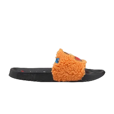Pre-owned Puma Garfield X Leadcat 2.0 Slide 'hungry Garfield' In Black