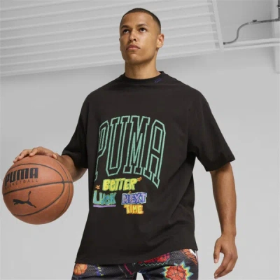 Puma Getting Crafty Basketball T-shirt Ii In Black