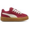 Puma X Fenty Phatty Corduroy Creeper Sneaker In Red And White In Club Red/warm White/gum