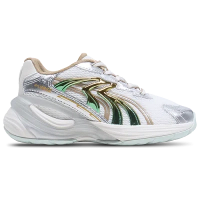 Puma Kids' Girls Preschool   Inverse Shimmer In White/gold