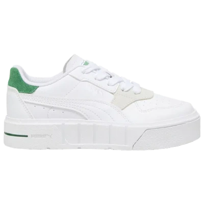 Puma Kids' Girls  Cali Court Match In  White/archive Green