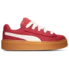 Puma Fenty X  Big Girls Creeper Phatty Casual Sneakers From Finish Line In Warm White/club Red/gum