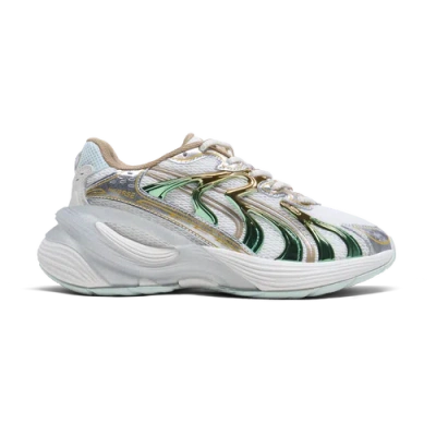 Puma Kids' Girls   Inverse Shine Jr In Warm White/archive Gold/peaceful Blue