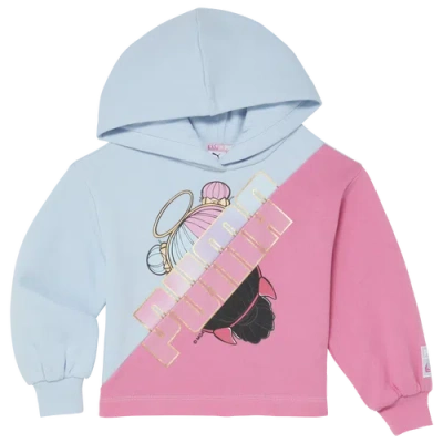 Puma Kids' Girls   Lol S&s Fleece Hoodie In Pink/blue