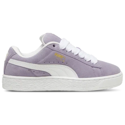 Puma Kids' Girls   Suede Xl In Purple/white