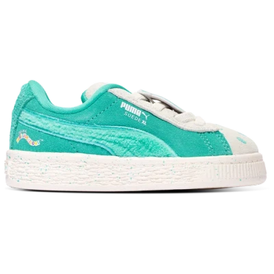 Puma Kids' Girls  Suede Xl Squishmallows Winston In Snow/elektro Pool