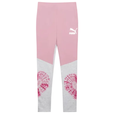 PUMA GIRLS PUMA PUMA VALENTINE'S DAY COLORBLOCK LEGGINGS