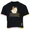 Puma Girls  X Squishmallows Jersey Fashion T-shirt In Gold/black