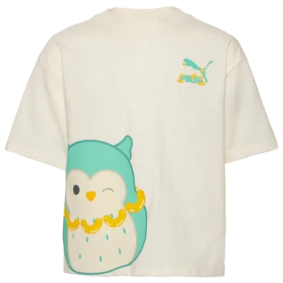Puma Kids' Girls  X Squishmallows Jersey Fashion T-shirt In Teal/white