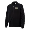 Puma Gold Color Casual Sports Jacket Black