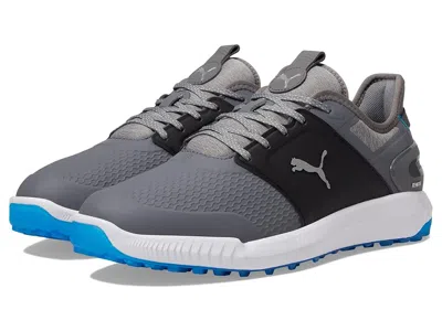 Puma Golf Ignite Elevate Golf Shoes Men's Shoes Quiet Shade/puma Silver: 7.5 E - Wide, Synthetic/textile
