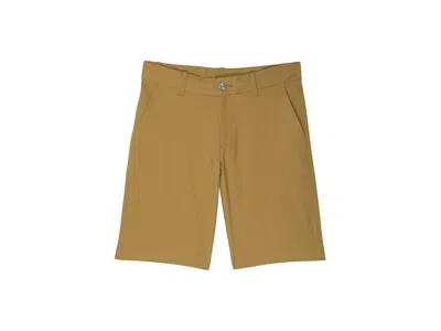 Puma Golf Kids Stretch Shorts (big Kids) Boy's Shorts Antique Bronze : Xs (6-7 Big Kid), Polyester In Brown