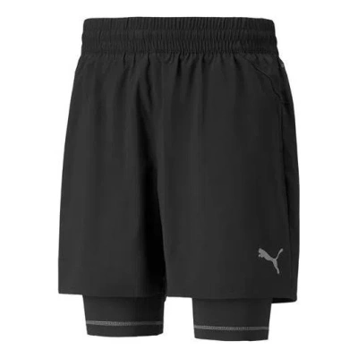 Puma Graphic 2-in-1 5 Running Shorts 'black'
