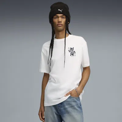 Puma Graphic Card Play T-shirt Men In White
