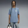 Puma Graphic Card Play T-shirt Men In Blue