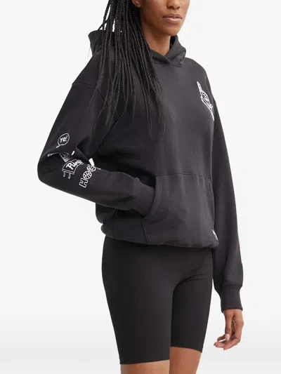 Puma Graphic Hoodie In Black