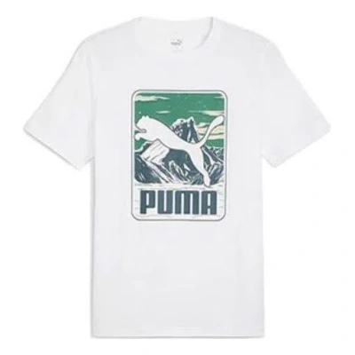 Puma Graphic Mountain T-shirt 'white'