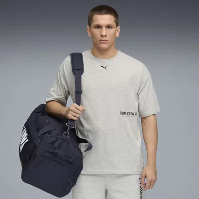 Puma Graphic Oversize T-shirt Men In Gray