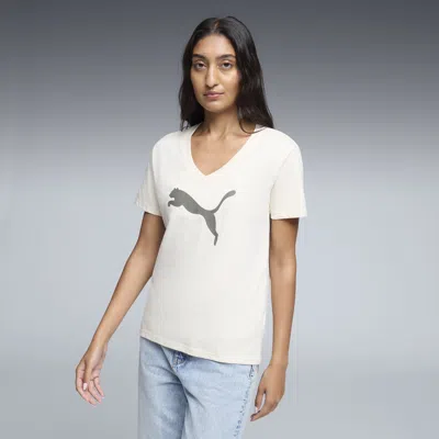 Puma Graphic Pebble V-neck T-shirt Women