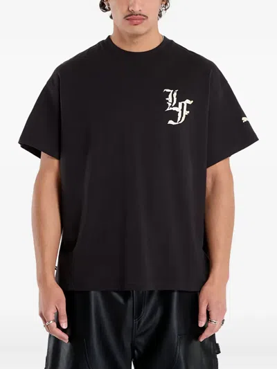 Puma Graphic-print T-shirt In Black