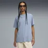 Puma Graphic Relaxed Washed T-shirt Men In Blue