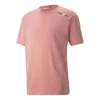 Puma Graphic Rubber Printed T-shirt 'pink'