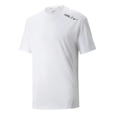 Puma Graphic Rubber Printed T-shirt 'white'