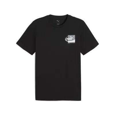 Puma Graphic Small Box T-shirt Us Men In Black