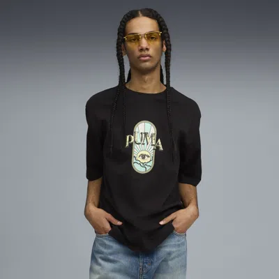 Puma Graphic T-shirt Men In Black