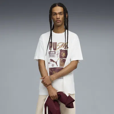 Puma Graphic T-shirt Men In White