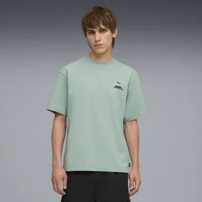 Puma Graphic T-shirt Men In Green