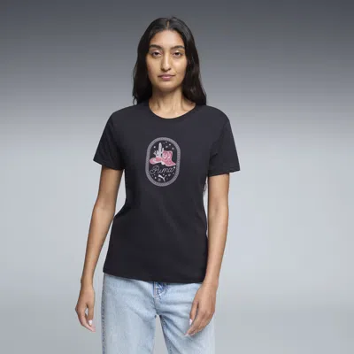 Puma Graphic Western T-shirt Women In Black
